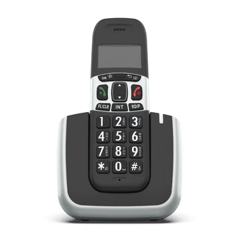 E9LB Bezdrôtový Telefón s Nízkou Radiáciou, CallerID/Čakajúci Hovor Číslo Skladovanie Viacerých Jazykoch pre Veľké Domy a Kancelárie