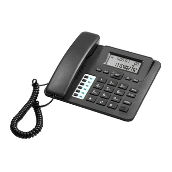 Volajúceho Zobrazenie Telefón Hands Free Telefonovanie s pripojeným káblom Pozemné Telefón Nastaviteľné Pozemné Telefón pre Domáce Kancelárie Hotel P9JD