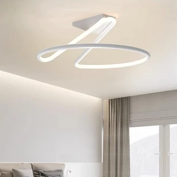 AiPaiTe moderné LED akryl stropné svietidlo, obývacia izba, jedáleň, spálňa, lietajúci tanier v tvare white/black/gold strop