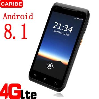 CARIBE PL-55L Priemyselné PDA Android 8.1 Ručný Laserový Skener Qr Kód 2D Čiarových kódov s 4500mha Batérie