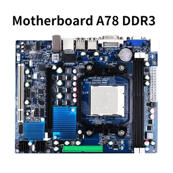 NOVÁ základná Doska A78 DDR3 1066/1333/1600 Pamäť 8GB, AMD A780V+SB700 Chipset Podporuje AM3 CPU 938 Dual A Quad Core Na Ploche