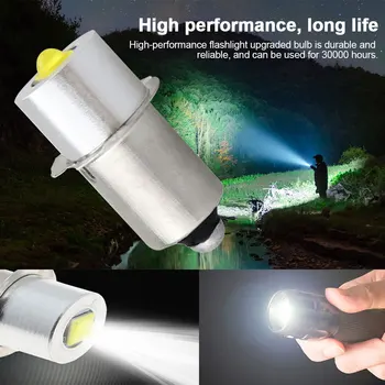 1 Kus P13.5S Mag Svetlo LED Žiarovka Zameranie Baterka Výmenu Žiarovky, Baterky Baterka LED Converter Biela/Teplá Biela