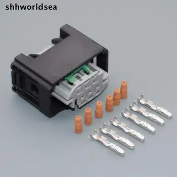 shhworldsea 30set 6 Pin/spôsob auto brzdy snímača konektor konektor,auto nepremokavé elektrickej siete pre BMW 1-967616-1 7M0 973 119