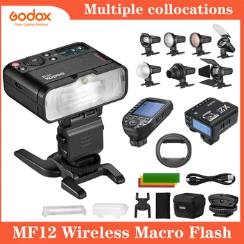 Godox MF12 Flash TTL Makro, Blesk Speedlite 2,4 GHz Bezdrôtové Ovládanie Speedlight pre Sony, Canon, Nikon Fuji OlympusPentax Panasonic
