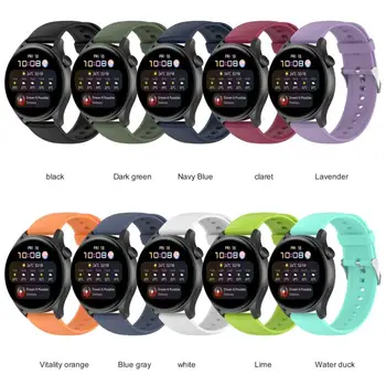 Náhradné Náramok Silikónový Pásik pre Huawei Watch3 Pro Zápästie Šport Smart Watchband Náramok Wriststrap Smart Hodinky Band