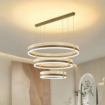 Moderné LED luster akryl prívesok lampy jednoduché, kuchyňa, obývacia izba štúdia domáce dekorácie osvetlenie pendente