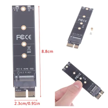 PCIE, aby M2 Adaptér NVMe SSD M2 PCIE X1 Navyšoval PCI-E slot karty PCI Express M Kľúč Konektor Podporuje 2230 2242 2260 2280 M. 2 SSD Full Speed