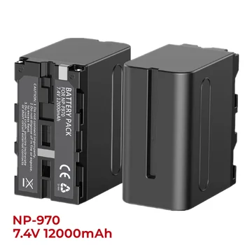 NP-F970 NP-F960 NP-F930 NP-F950 12000mAh Náhradné Batérie Kompatibilný so Sony DCR-VX2100,FDR-AX1,HDR-AX2000,HDR-FX7,HVL-LBPB
