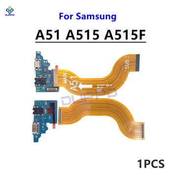 USB Nabíjací Dok Port Dosky Hlavnej Doske Flex Kábel Pre Samsung Galaxy A51 A515 A515F