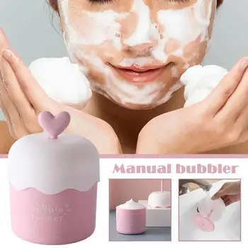 1pcs Prenosné Pena Maker Pohár Bublina Foamer Maker Facial Cleanser Pena Pohár Body Wash Bublina Maker Bubbler Na Tvár, Čistiť Príliš H2C5