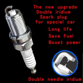 6pcs Irídium TT Spark Plug vhodné na INFINITI FX35 3.5 L 2003-2008 G 3.5 L 2002 - I35 3.5 L 2001-2004 VQ35DE Motora IKH20TT 4704