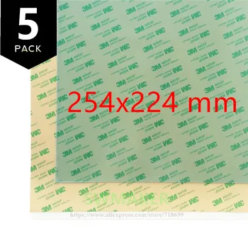 5 pack 254x224mm Nahradenie PEI List s 468MP lepiaca páska na Reprap Prusa i3 3D Tlačiarne