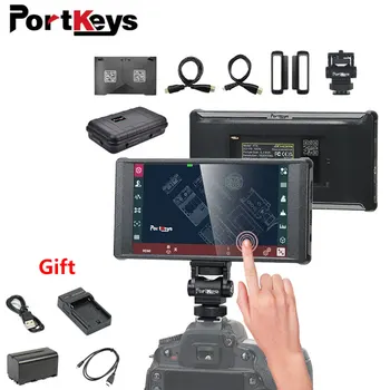 Doprava zadarmo Portkeys PT6 Dotykový displej Fotoaparát Oblasti Monitor 5.2 Palce 600nits Full HD 3D LUT 1920×1080 IPS 4K HDMI