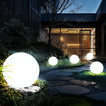 Vonkajšie LED Záhrada Loptu Svetlá Diaľkové Ovládanie Poschodí na Ulici Trávnik Lampa Bazén Svadobné Party Dovolenku Domáce Dekorácie