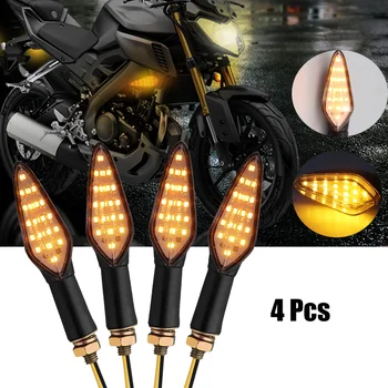 4 Ks Univerzálny 12V Schválené smerovku LED Žiarovka Pre Motocykel Svetlo