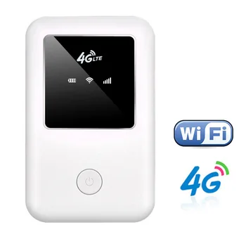 Batéria 2100mAh Vrecku Mifi Lte Mobilných Sietí Bezdrôtové pripojenie Sim Karty Router, Modem 4G WIfi Hotspot Vysokej Rýchlosti Wps Cestovné Routery