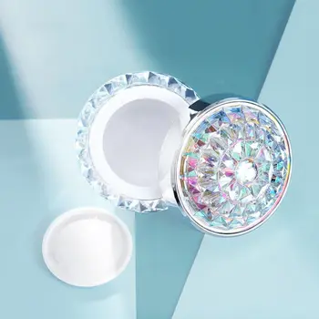 1pc Luxury Diamond Krém Jar Kozmetické Kontajner kosoštvorca Oslniť Farebný Krém na Tvár Prázdne Plechovky Naplniteľné Fľaše make-up Jar