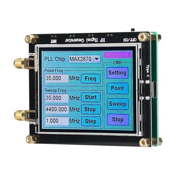 MAX2870 Generátora Signálu 23.5 MHz-6000MHz Frekvencia sa Dotknete Obrazovky Rádiové Frekvencie Signálu Zdroja PC Softvér ovládacie Prvky