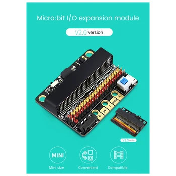 Pre Microbit Expansion Board IOBIT V2.0 Mikro:Bit montážna Doska Doska Základných a Stredných Škôl