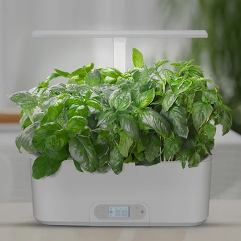 J&C rastúci systém biela smart home krytý záhradný hydroponické rásť systém inteligentných domácich spotrebičov pre bylinky veges