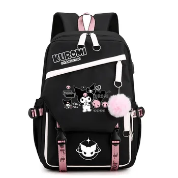 Sanrio Hello Kitty Melódie Cinnamoroll Kuromi Taška Nepremokavé Maminku Taška Batoh pre Cestovanie Materskej Kočík Baby Plienky Taška