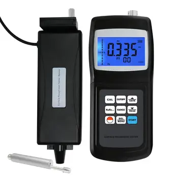 Digitálny Drsnosť Povrchu Tester Meter Rozchod 4 Parametre Profilometer w/ Samostatný Senzor 10um Údaje Pamäť Ra, Rq Rz Rt