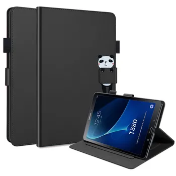 Pre Funda, Samsung Galaxy Tab A 2016 Prípade SM-T580 T585 Tablet Prípade Panda Cat Vytlačené Kryt pre Galaxy Tab A A6 10 1 2016 Prípade