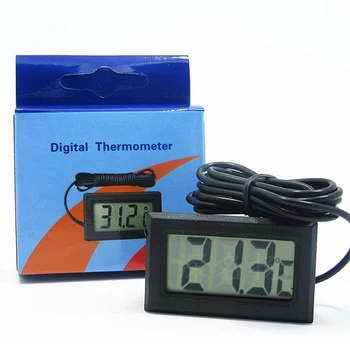 Mini Digital Vlhkosť Meter Vody Vlhkomer Čidlo, Teplomer Home /Auto LCD Monitorovanie Teploty Zobrazenie Izba