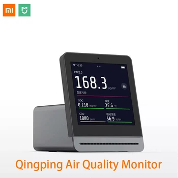 Xiao Qingping Kvality Ovzdušia Monitor Krytý Smart Home PM2.5 CO2 TVOC Inteligentný Život Dotykový Displej Meter Detektor Práce s Mijia APP