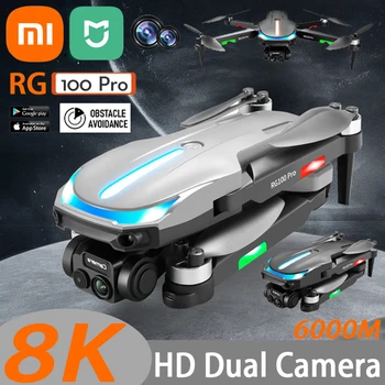 Xiao MIJIA RG100Pro Drone 8K 5G GPS Profesionálne HD Letecké Fotografie Dual-Fotoaparát Všesmerového Prekážkou Vyhýbanie sa Drone