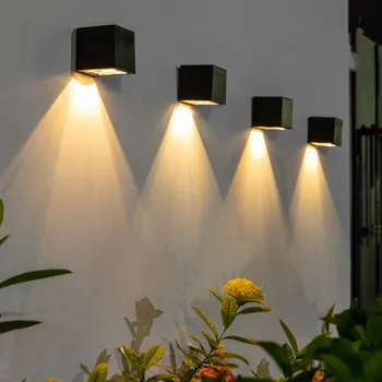 LED Solárne Svetlo Vonkajšie Záhrade na Námestí Nástenné Svietidlo Slnečné svetlo Senzora IP65 Vodeodolný Nádvorie Dvore Balkón Plot, Dekorácie, Lampy