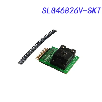 SLG46826V-SKT Rozvíjať súprava príslušenstva, QFN (2 mm x 3 mm) pätica adaptér, 50x SLG46826V, GreenPAK