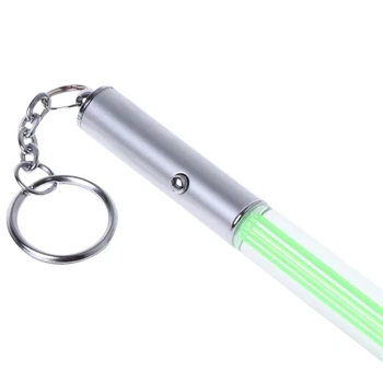 Trvanlivý Lesk Pero svietidle Torch Čarovná Palička Stick Lightsaber LED Svetlo Keychain Nové