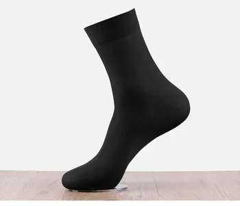 Bambusové Vlákno Ponožky Mužov Bežné Obchodné Anti-Bakteriálne Breatheable Mužov Stredného Ponožky Kvalitné Ponožky