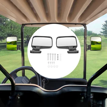 UTV Príslušenstvo Golf Cart Zrkadlá Sklápacie Bočné Spätné Zrkadlo Flexibilné Nastavenie Pre Klub Auto Ezgo Yamaha Zóny Vozíky