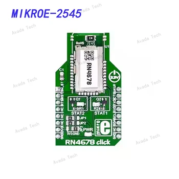 Avada Tech MIKROE-2545 RN4678 Bluetooth Nízke Energie (WS) RF mikroBUS™ Click™ Platforma Hodnotenie Expansion Board