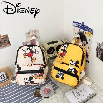 Disney Karikatúry Batoh pre Ženy, Mickey Mouse, Minnie Plátno Schoolbags 2ks Odnímateľný Batoh Študentov Ceruzka Tašky Packsack