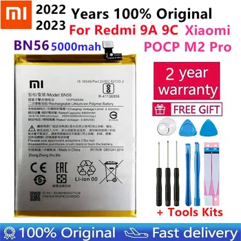 2023 100% Originálne Náhradné Batérie BN56 5000mAh Pre Xiao POCO M2 Pro Redmi 9A 9C Originálne Batérie Telefónu Bezplatné Nástroje