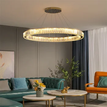 Svetlo Luxusné Krištáľový Luster Obývacia Izba Svetlo Atmosférických Hlavné Svetlo Moderný Jednoduchý Spálňa Jedáleň Svetlo