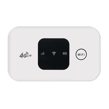4G Wifi Router Mifi 150Mbps Wifi Modem Plastové Podpora 10 Užívateľov S Slot Karty Sim