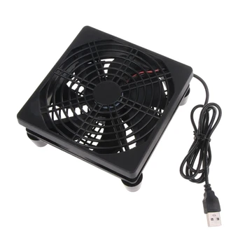 20CB 12 cm Chladiaci Ventilátor 5V USB Napájanie Tichý Tichý Ventilátor pre Router TV Set-Top Box