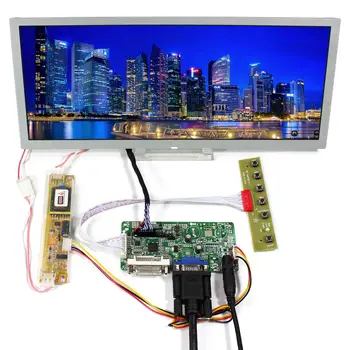 DVI+VGA LCD Radič Doska S 12,3-palcový LQ123K1LG03 1280x480 LCD Displej